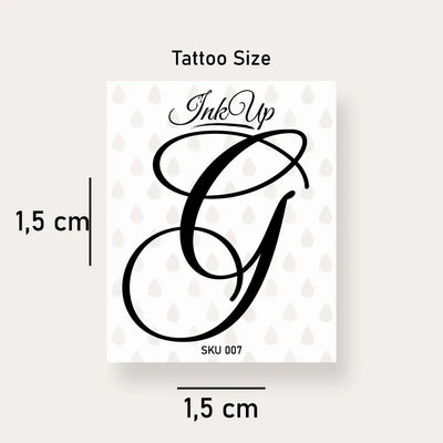 Buchstaben Tattoo Ink Up