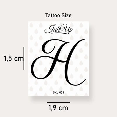 Buchstaben Tattoo Ink Up