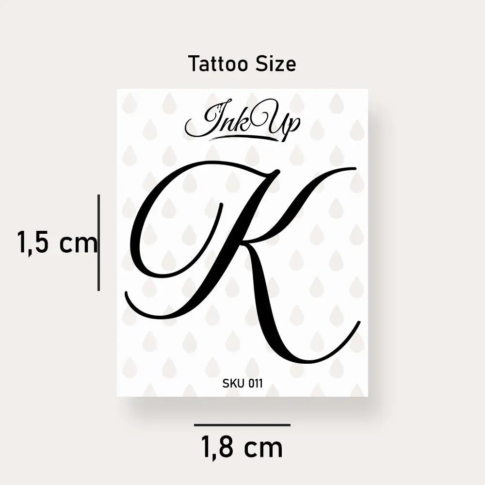 Buchstaben Tattoo Ink Up
