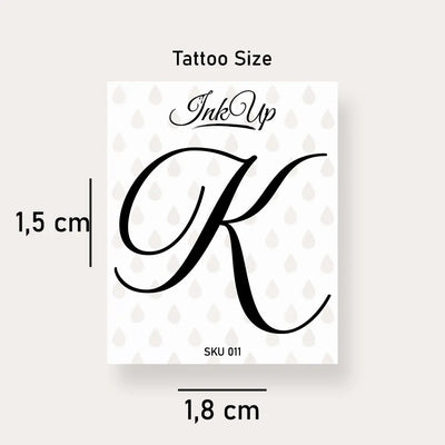 Buchstaben Tattoo Ink Up