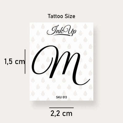 Buchstaben Tattoo Ink Up