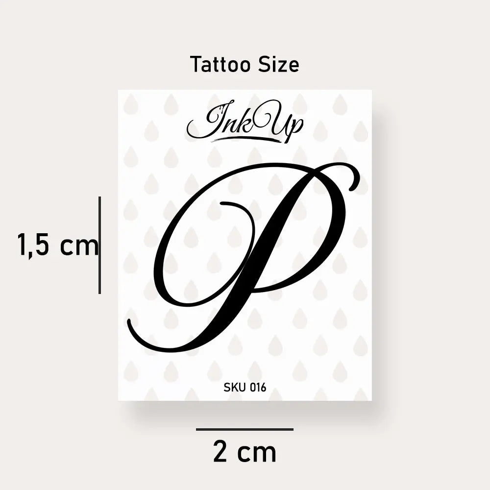 Buchstaben Tattoo Ink Up