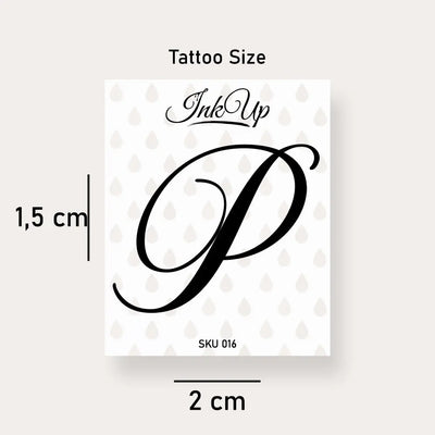 Buchstaben Tattoo Ink Up