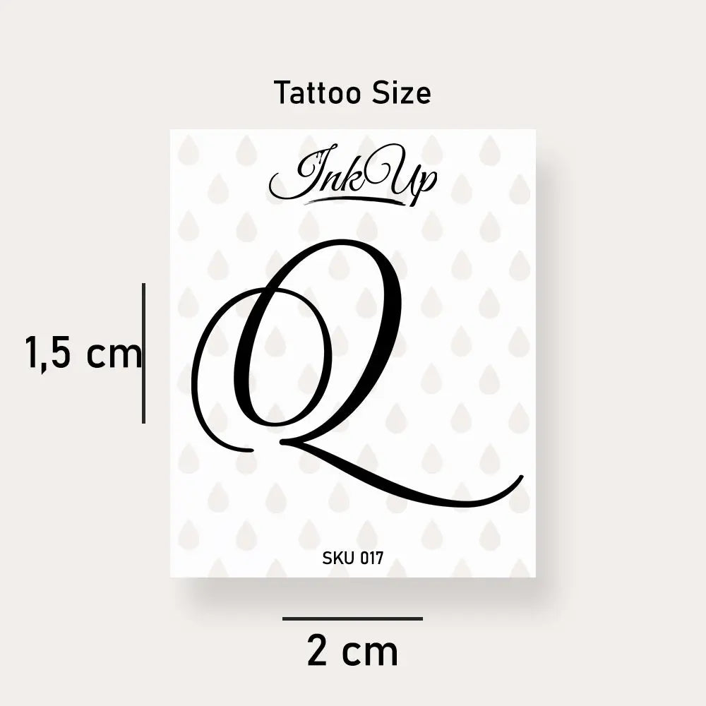 Buchstaben Tattoo Ink Up