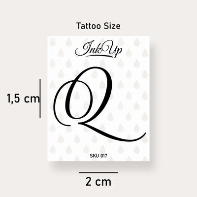 Buchstaben Tattoo Ink Up