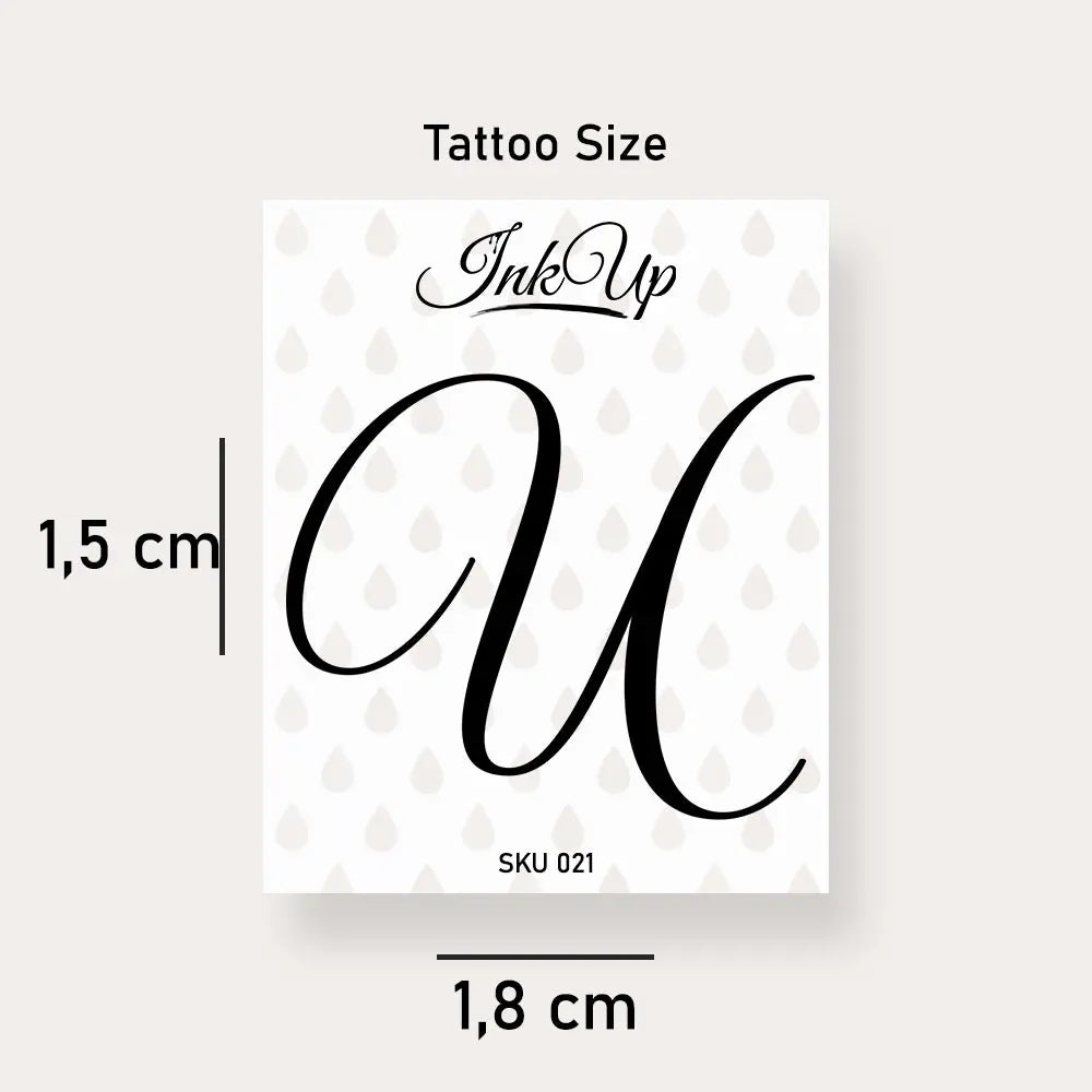 Buchstaben Tattoo Ink Up