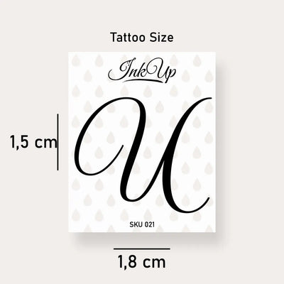 Buchstaben Tattoo Ink Up