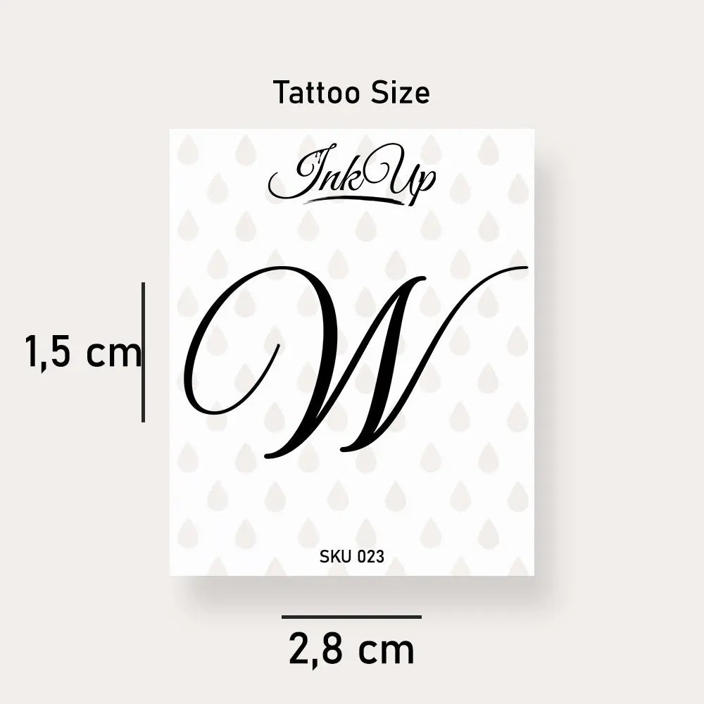 Buchstaben Tattoo Ink Up