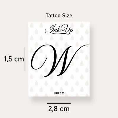 Buchstaben Tattoo Ink Up