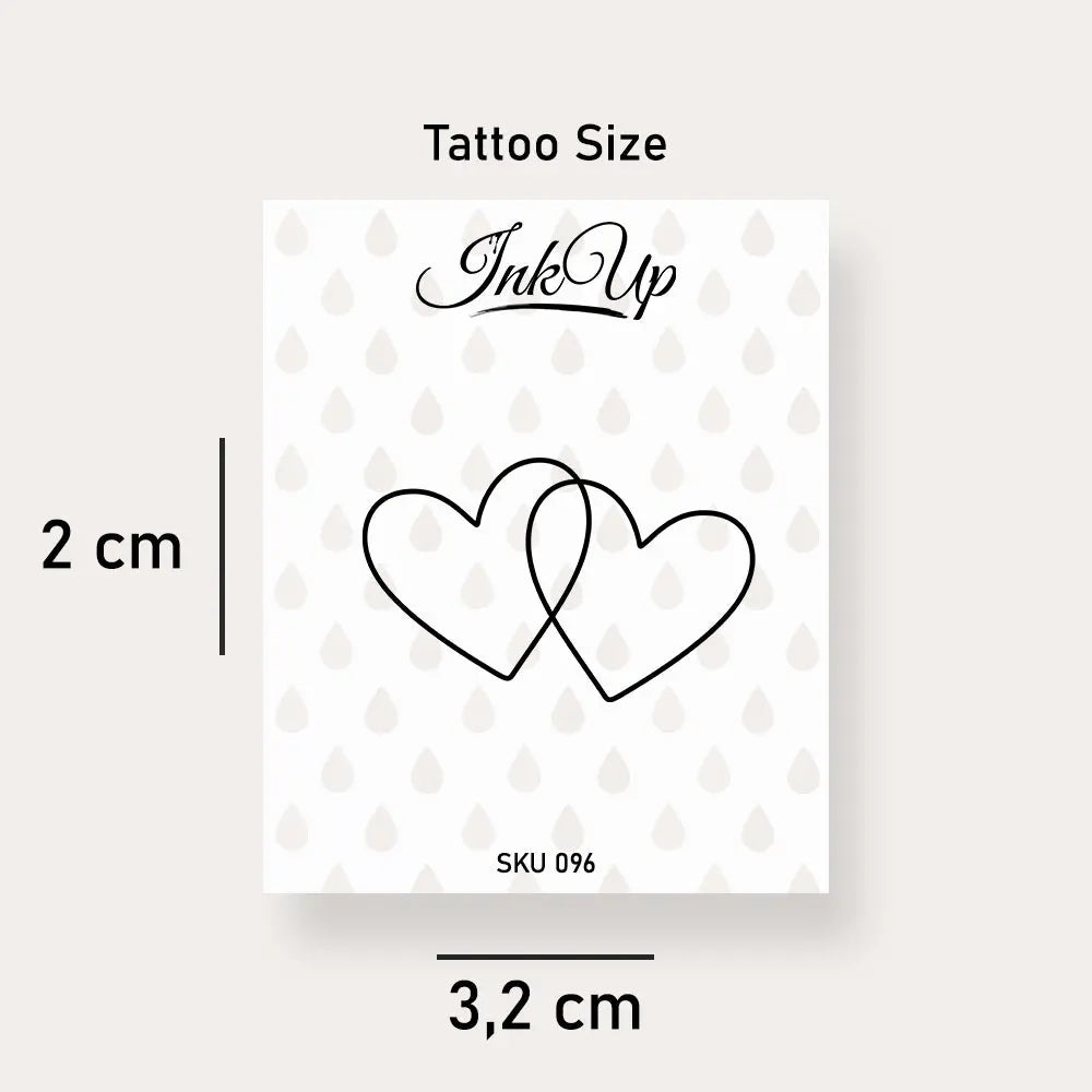 Herzpaar Tattoo Ink Up