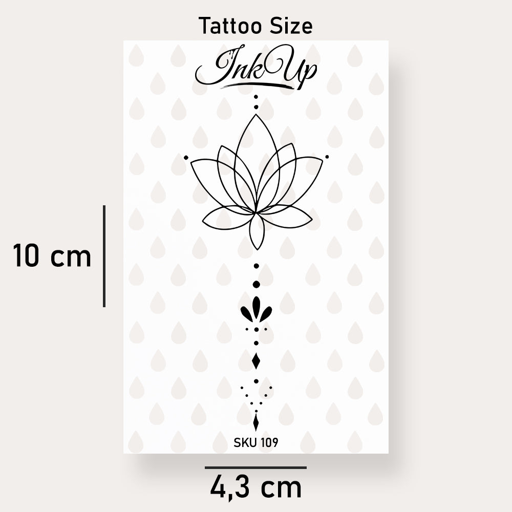 Lotus Ornamente Punkt Tattoo
