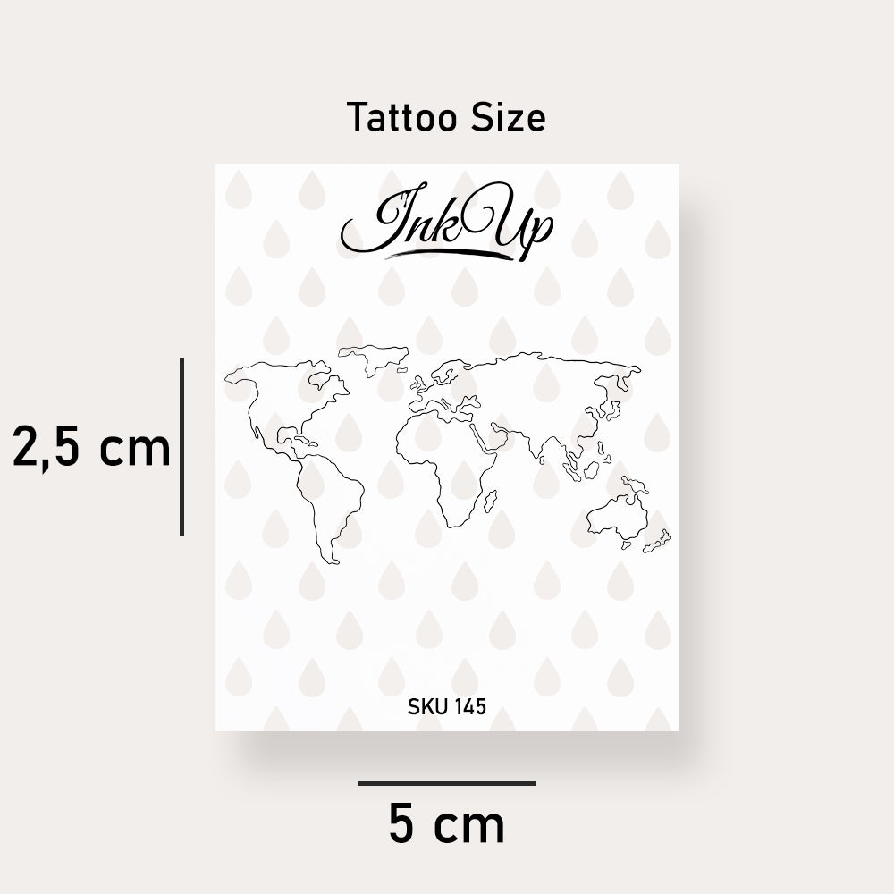 Tatouage de grand palmier