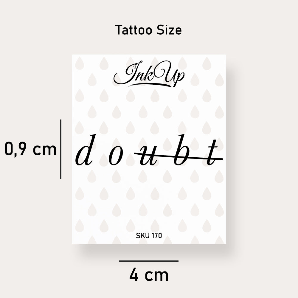 Doubt Do Tattoo