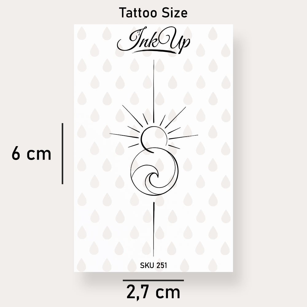 Tatouage de grand palmier