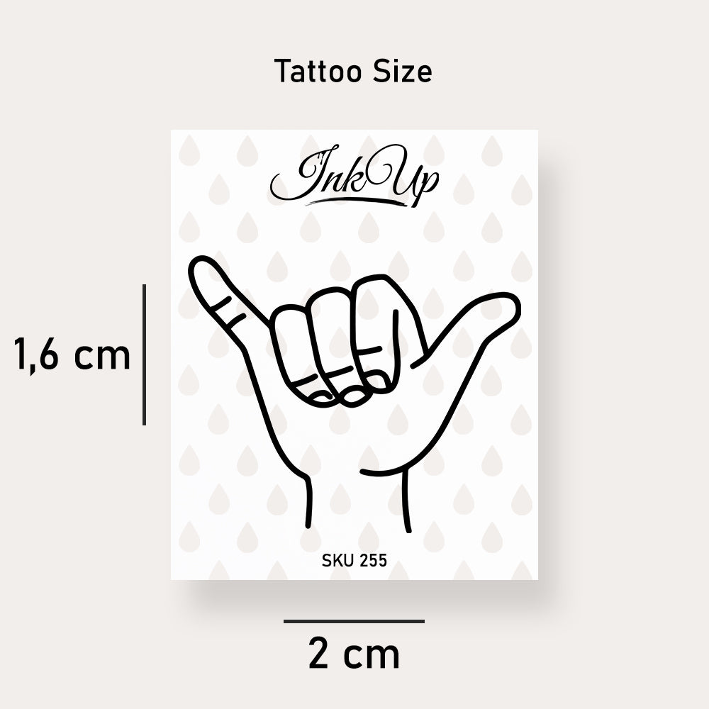 Tatouage de grand palmier