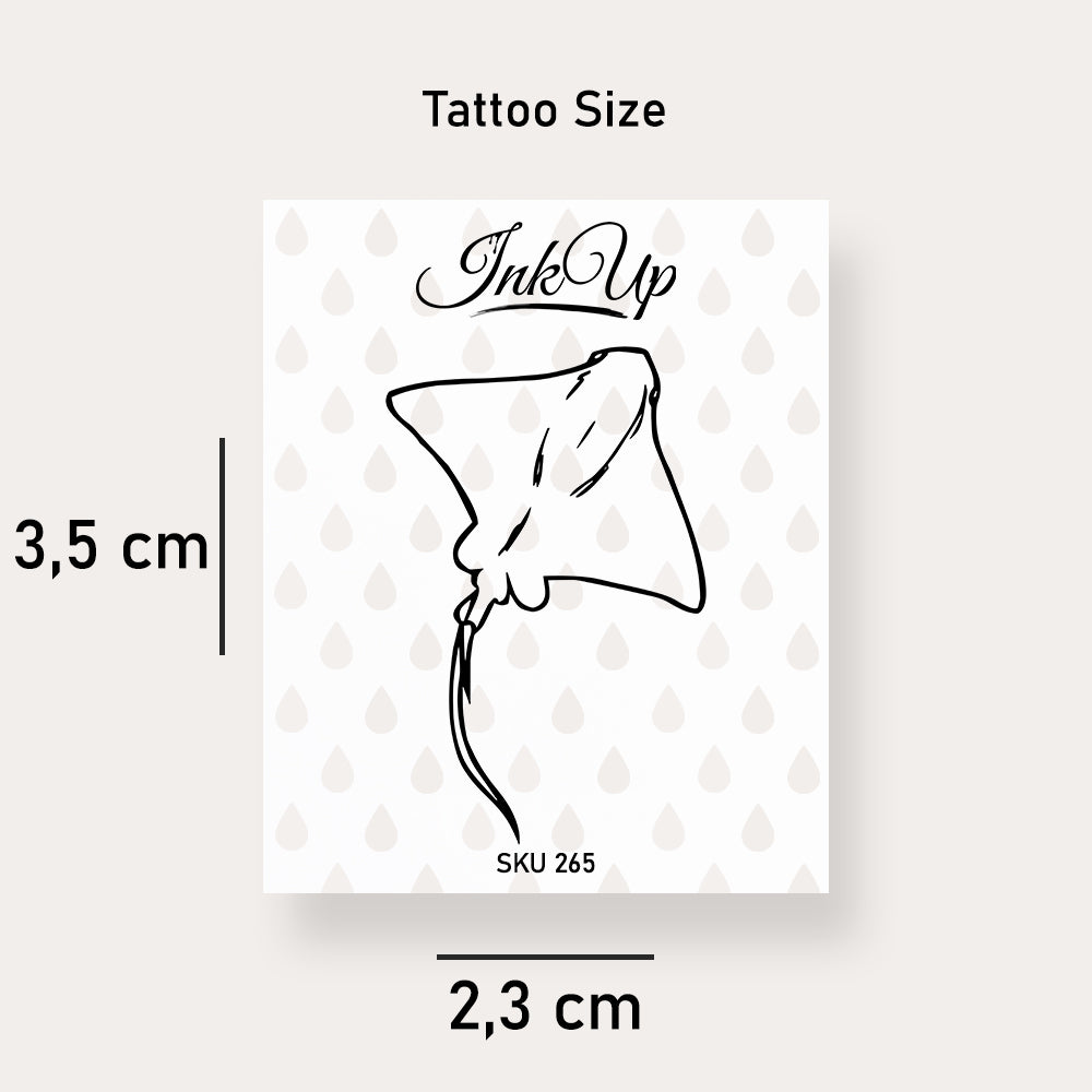 Tatouage de grand palmier