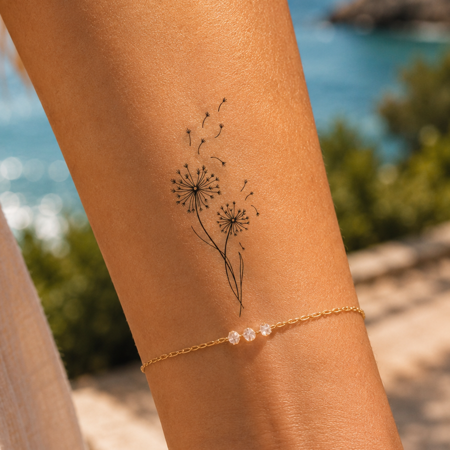Pusteblume Tattoo