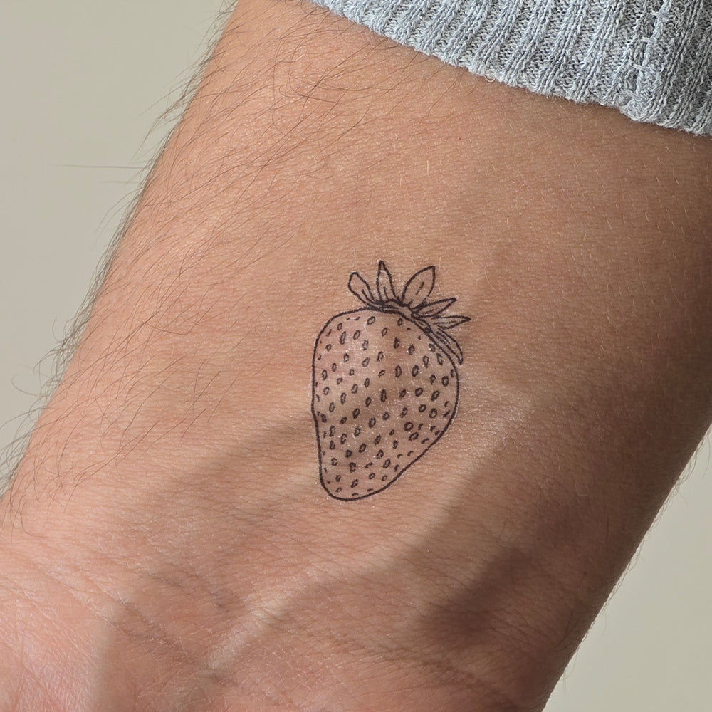 Erdbeer Tattoo