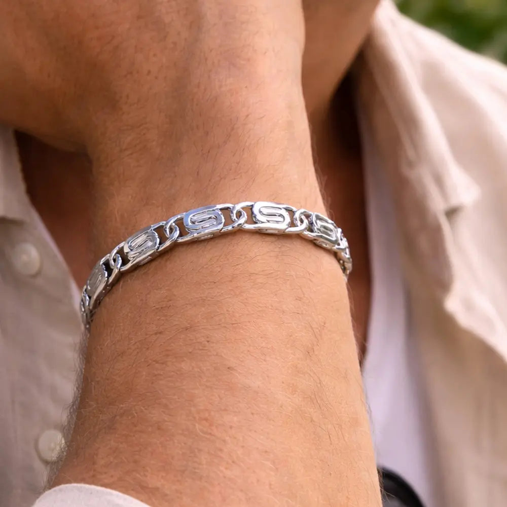 Silberarmband 925 Herrenarmband