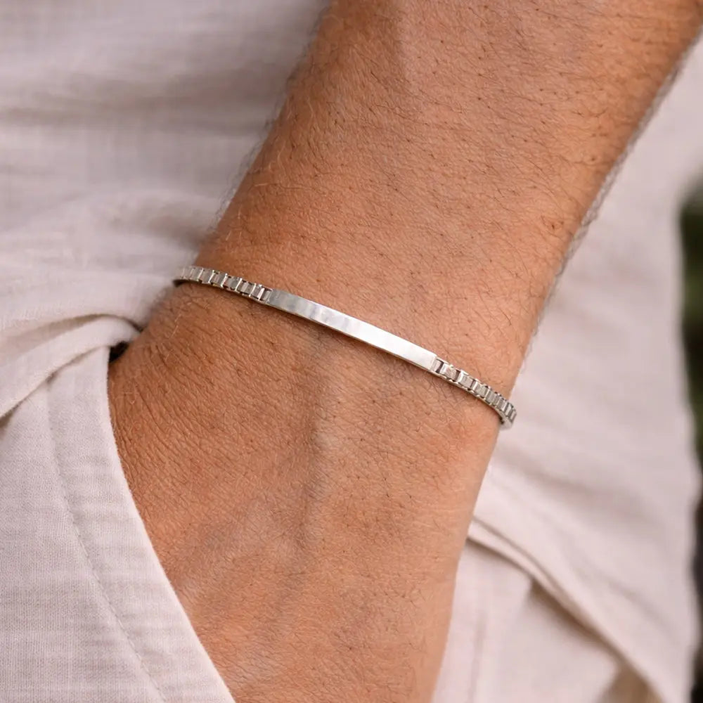 Silberarmband Männer
