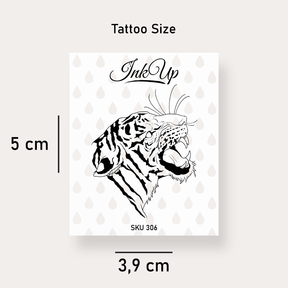 Tiger Tattoo Kopf